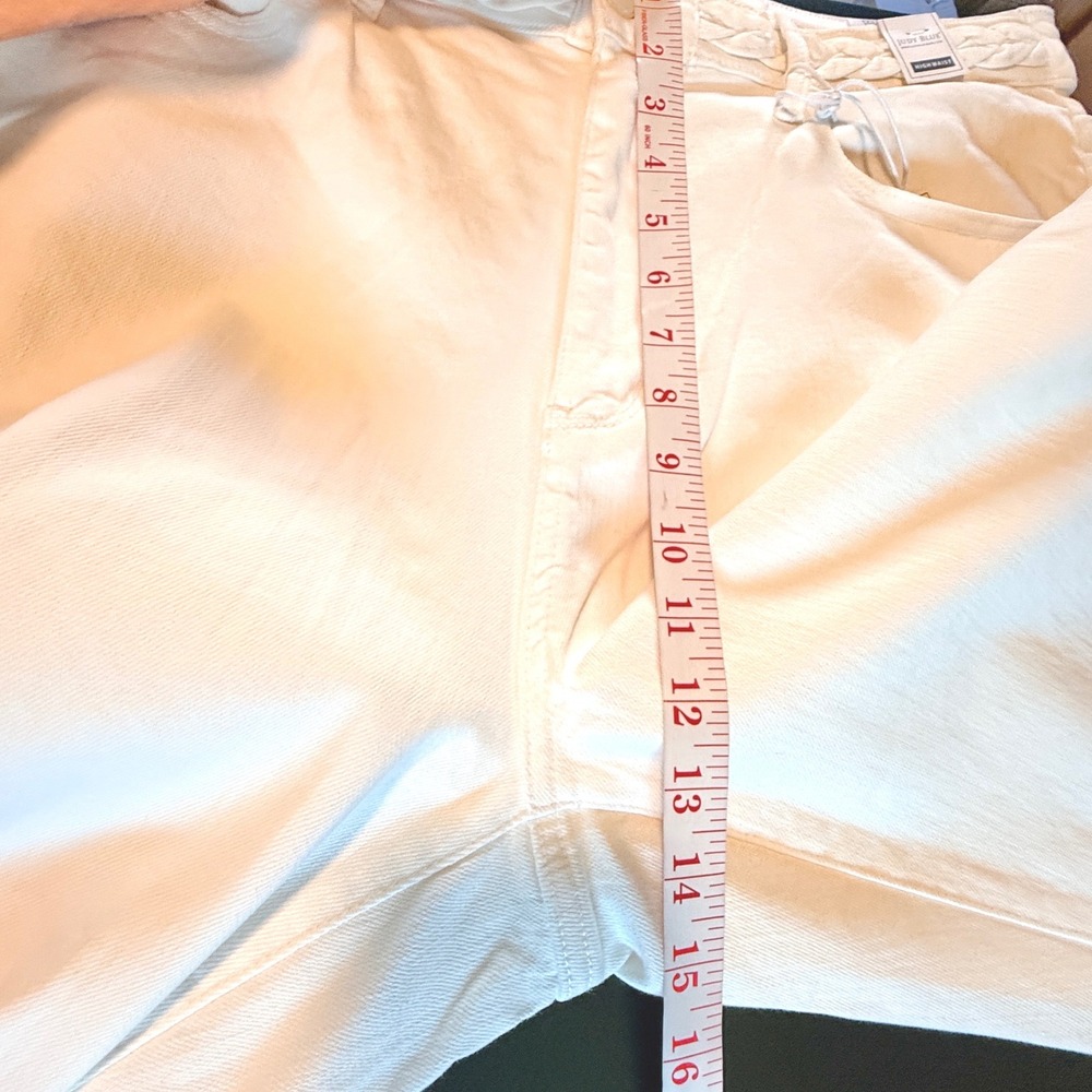 Judy Blue White Wide Leg Jeans Size 20W NWT High Waist Braided JB88781 - Picture 6 of 10